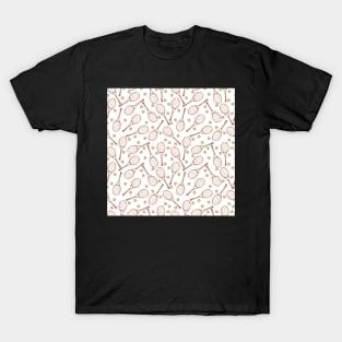 pattern "tennis racket with tennis ball" T-Shirt